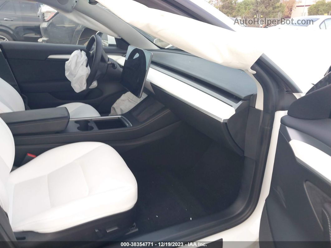 2021 Tesla Model 3 Standard Range Plus Rear-wheel Drive White vin: 5YJ3E1EA1MF977984