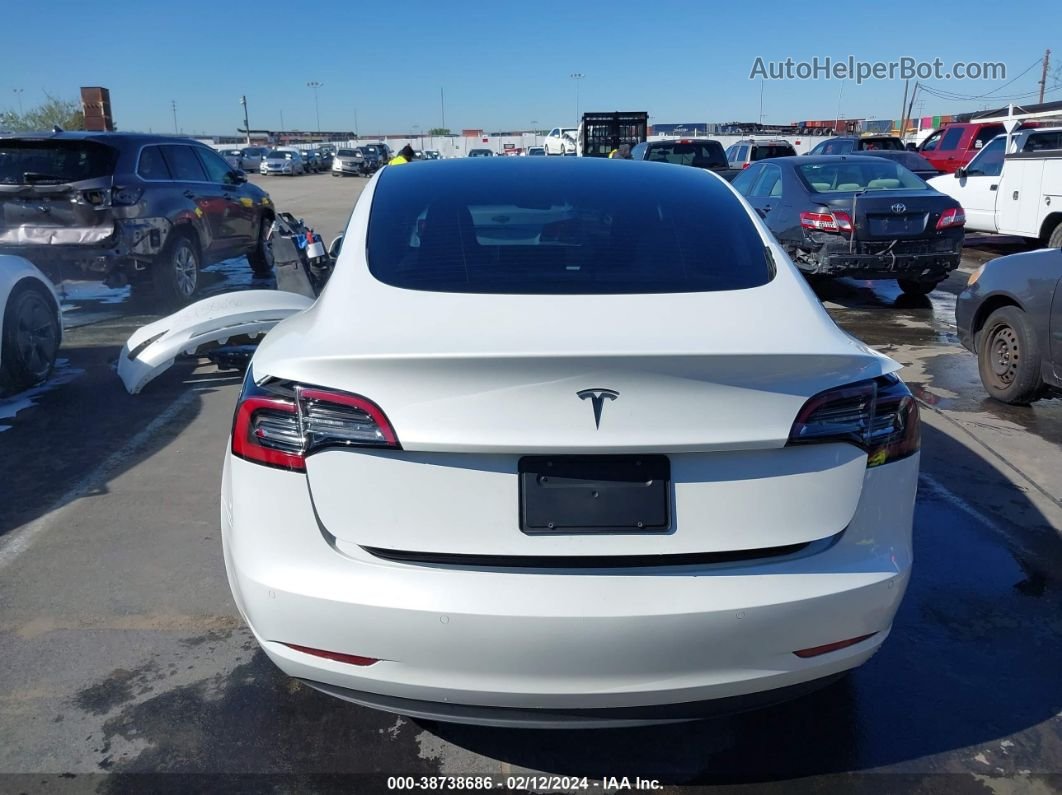 2021 Tesla Model 3 Standard Range Plus Rear-wheel Drive White vin: 5YJ3E1EA1MF978102