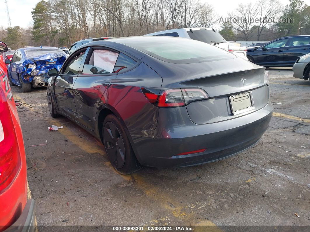 2021 Tesla Model 3 Standard Range Plus Rear-wheel Drive Blue vin: 5YJ3E1EA1MF987267