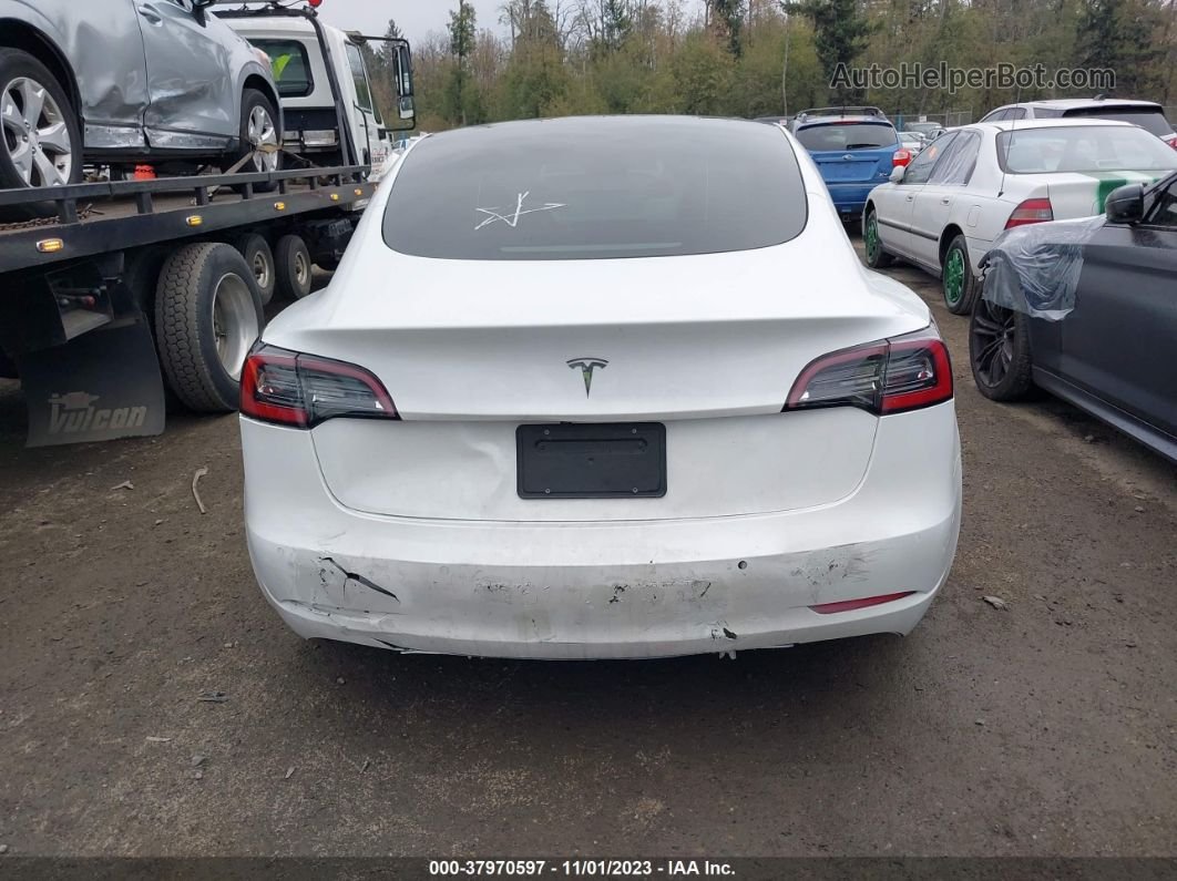 2021 Tesla Model 3 Standard Range Plus Белый vin: 5YJ3E1EA1MF994946