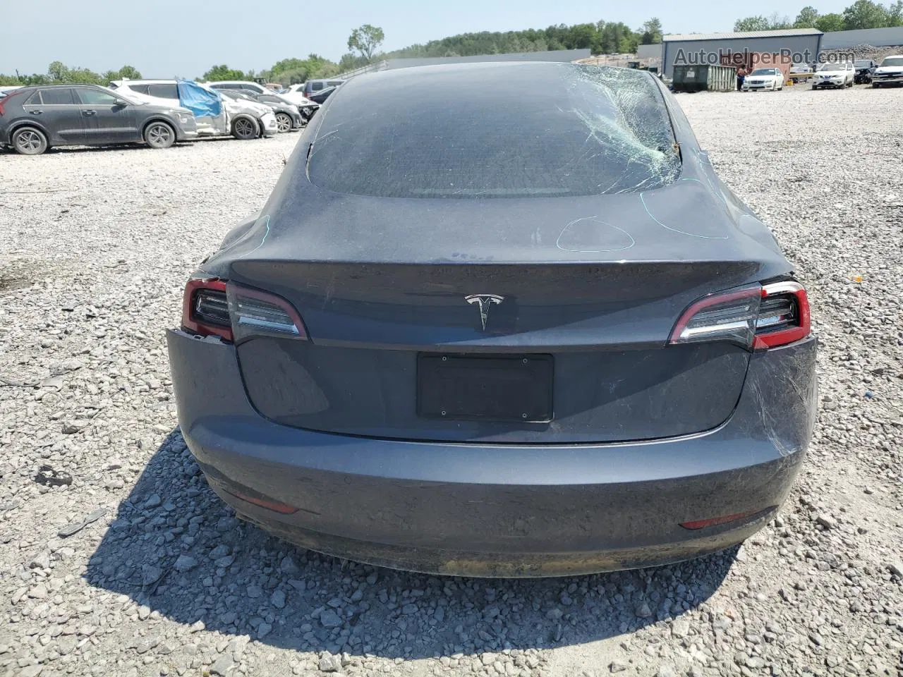 2022 Tesla Model 3  Gray vin: 5YJ3E1EA1NF111557