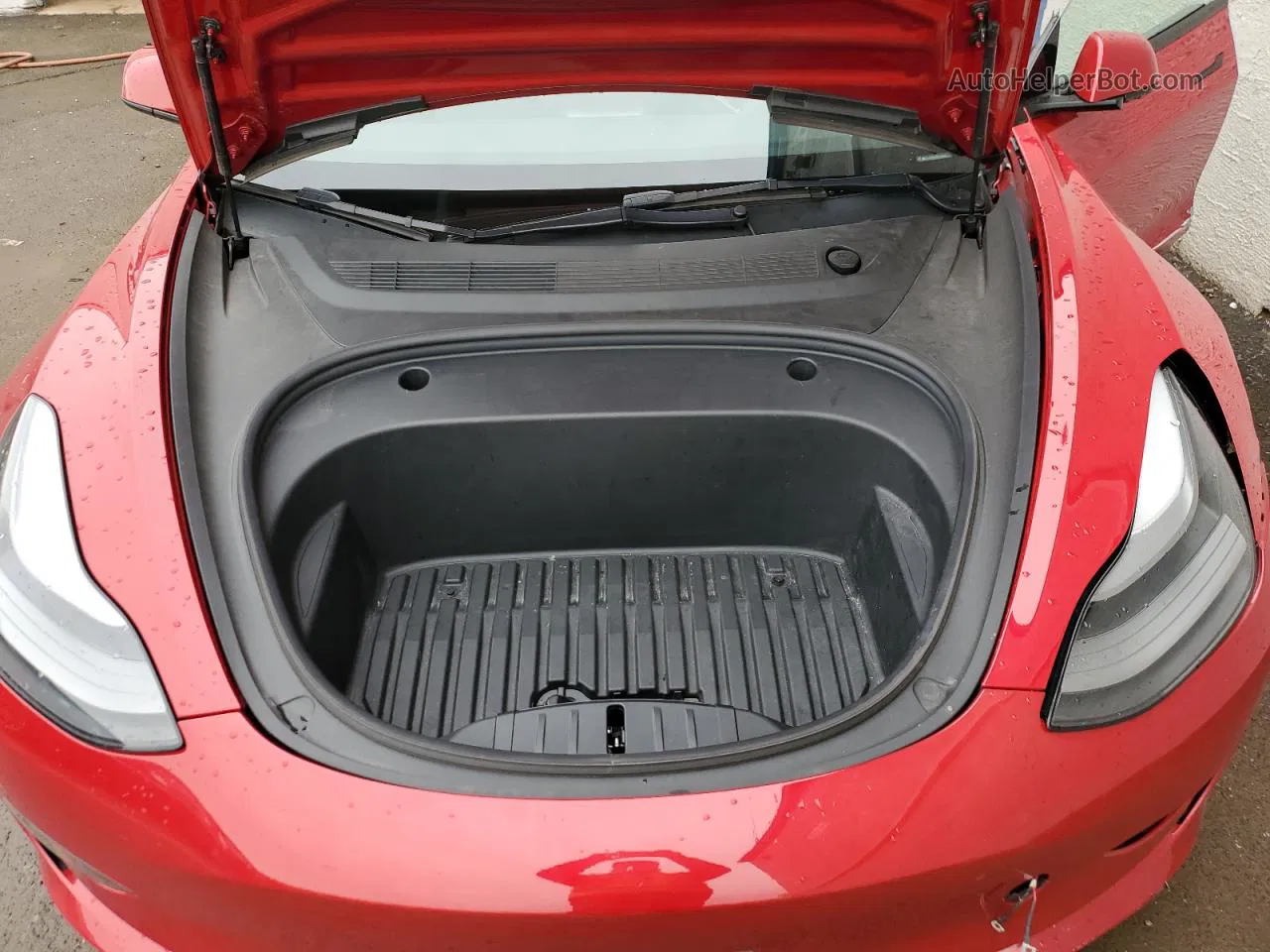 2022 Tesla Model 3  Red vin: 5YJ3E1EA1NF186825