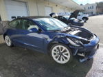 2022 Tesla Model 3  Blue vin: 5YJ3E1EA1NF288710