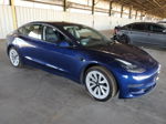 2022 Tesla Model 3  Blue vin: 5YJ3E1EA1NF288724