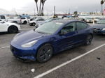 2022 Tesla Model 3  Blue vin: 5YJ3E1EA1NF375507