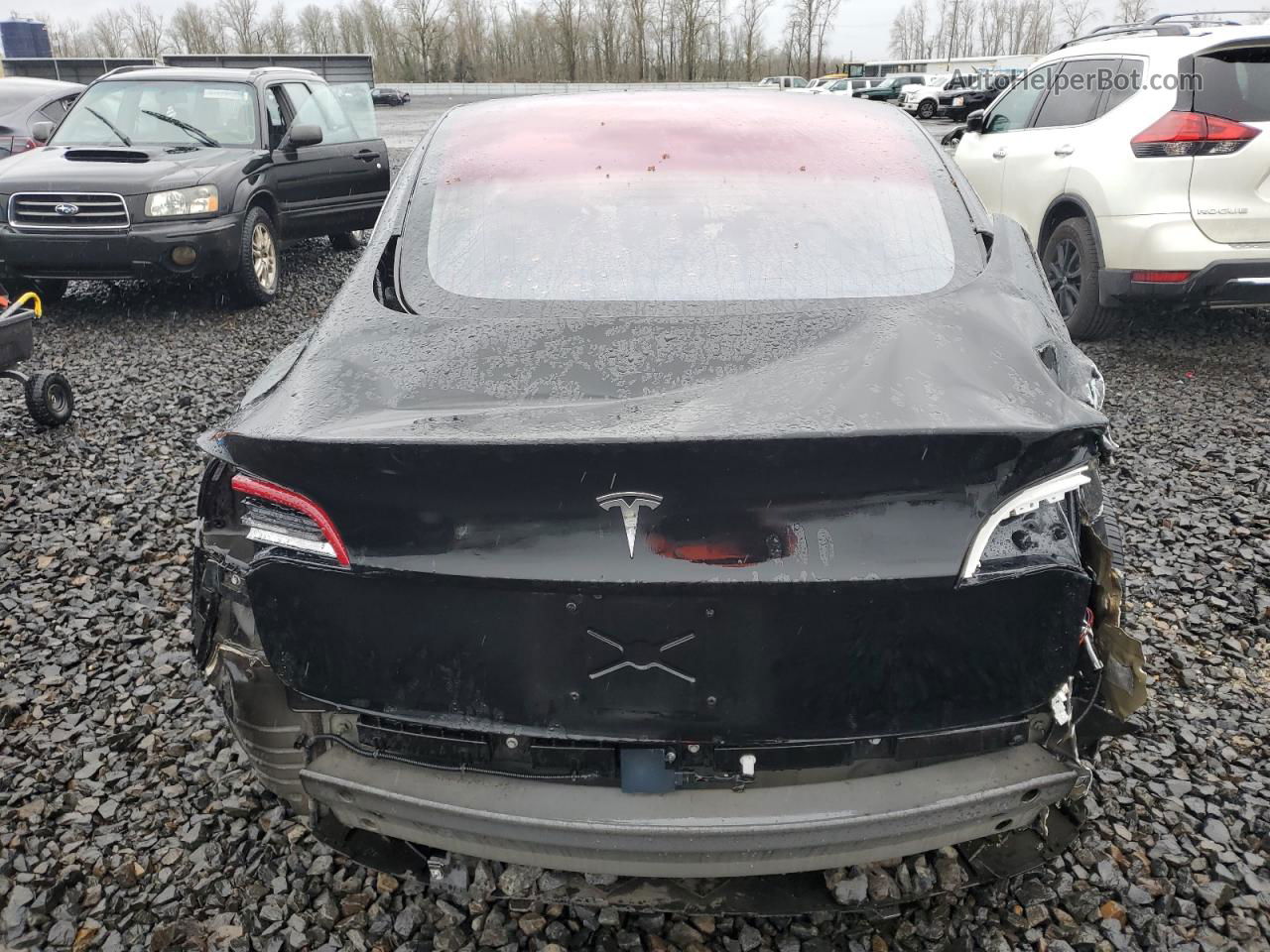 2018 Tesla Model 3  Черный vin: 5YJ3E1EA2JF004866