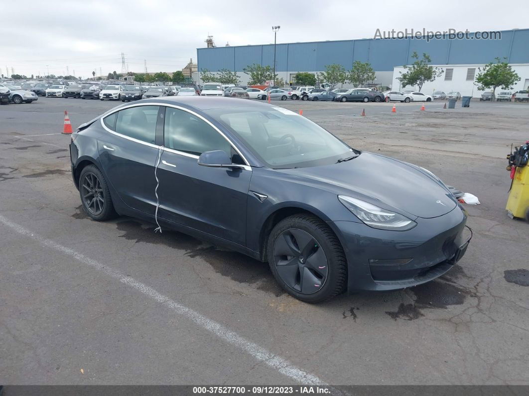 2018 Tesla Model 3 Long Range/mid Range Gray vin: 5YJ3E1EA2JF016404