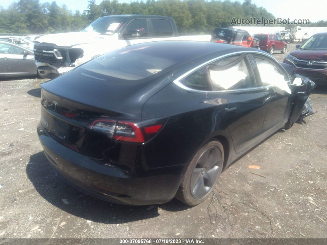 2018 Tesla Model 3 Long Range/mid Range Black vin: 5YJ3E1EA2JF018668