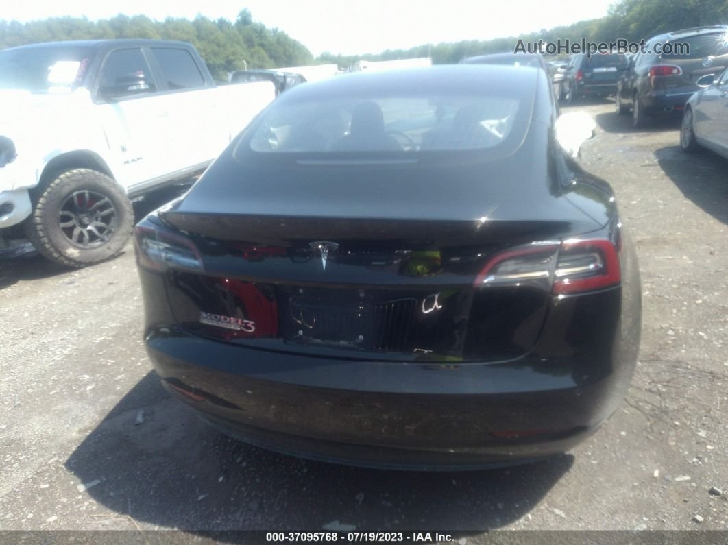 2018 Tesla Model 3 Long Range/mid Range Black vin: 5YJ3E1EA2JF018668