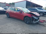 2018 Tesla Model 3 Long Range/mid Range Red vin: 5YJ3E1EA2JF022347