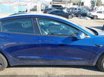 2018 Tesla Model 3 Long Range/mid Range Blue vin: 5YJ3E1EA2JF022624