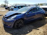 2018 Tesla Model 3  Синий vin: 5YJ3E1EA2JF022896