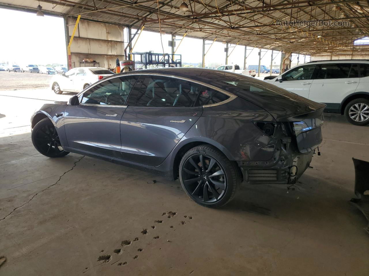 2018 Tesla Model 3  Charcoal vin: 5YJ3E1EA2JF023949
