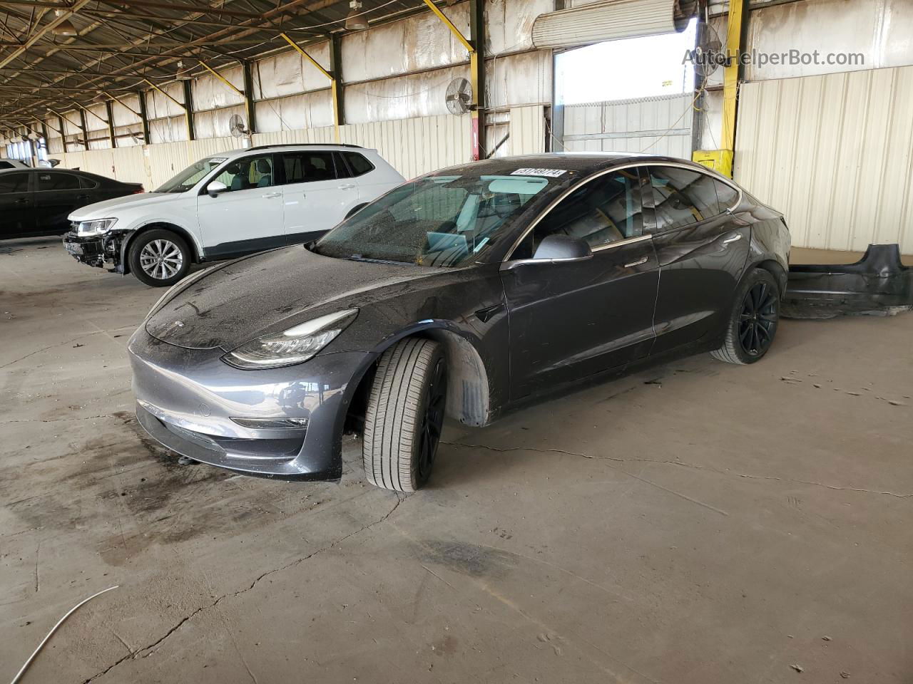 2018 Tesla Model 3  Charcoal vin: 5YJ3E1EA2JF023949