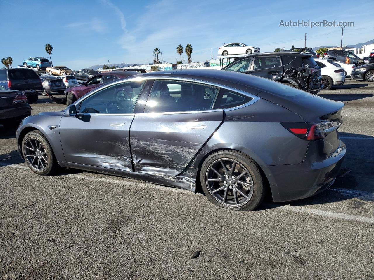 2018 Tesla Model 3  Charcoal vin: 5YJ3E1EA2JF039861