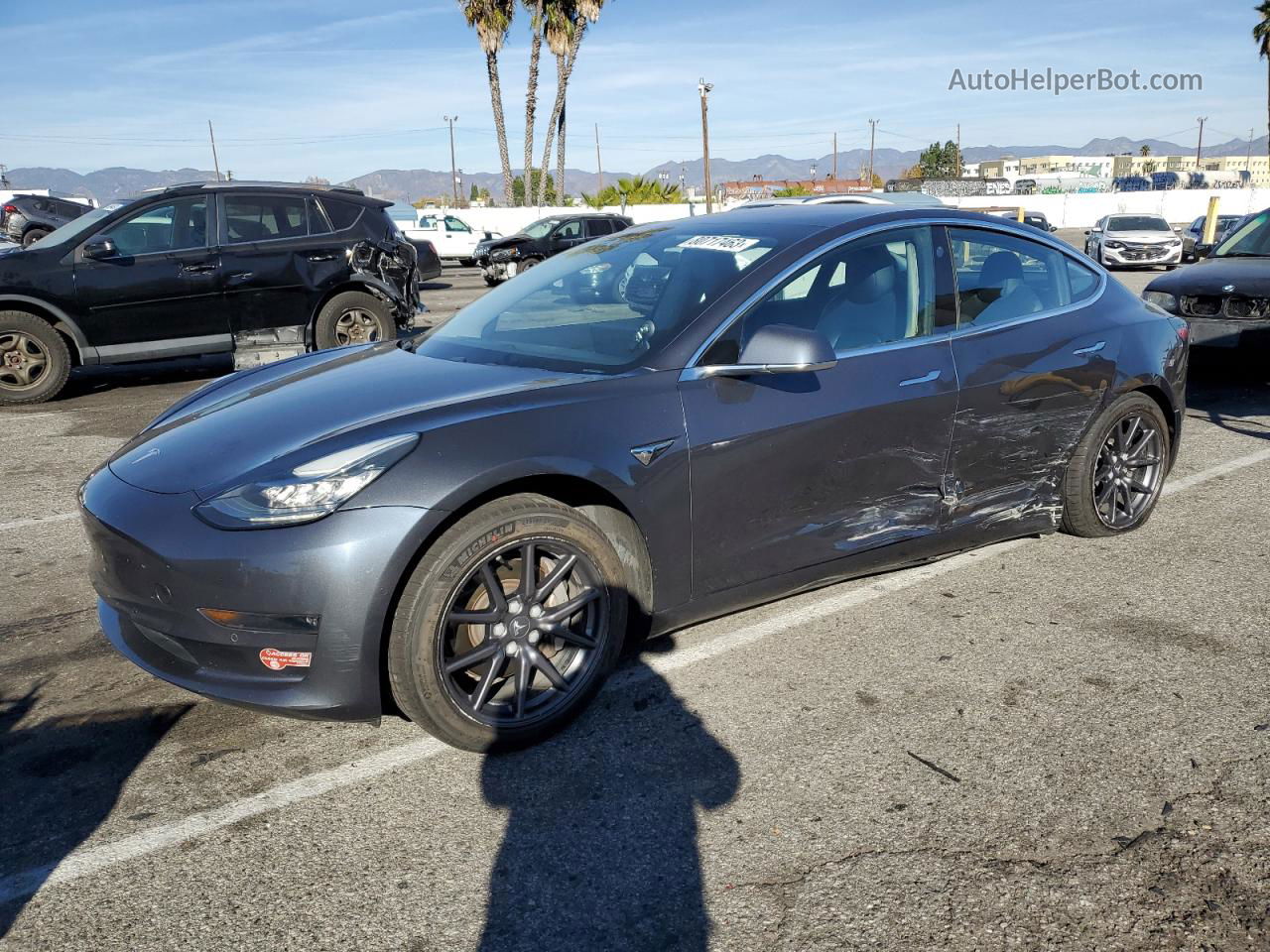 2018 Tesla Model 3  Угольный vin: 5YJ3E1EA2JF039861