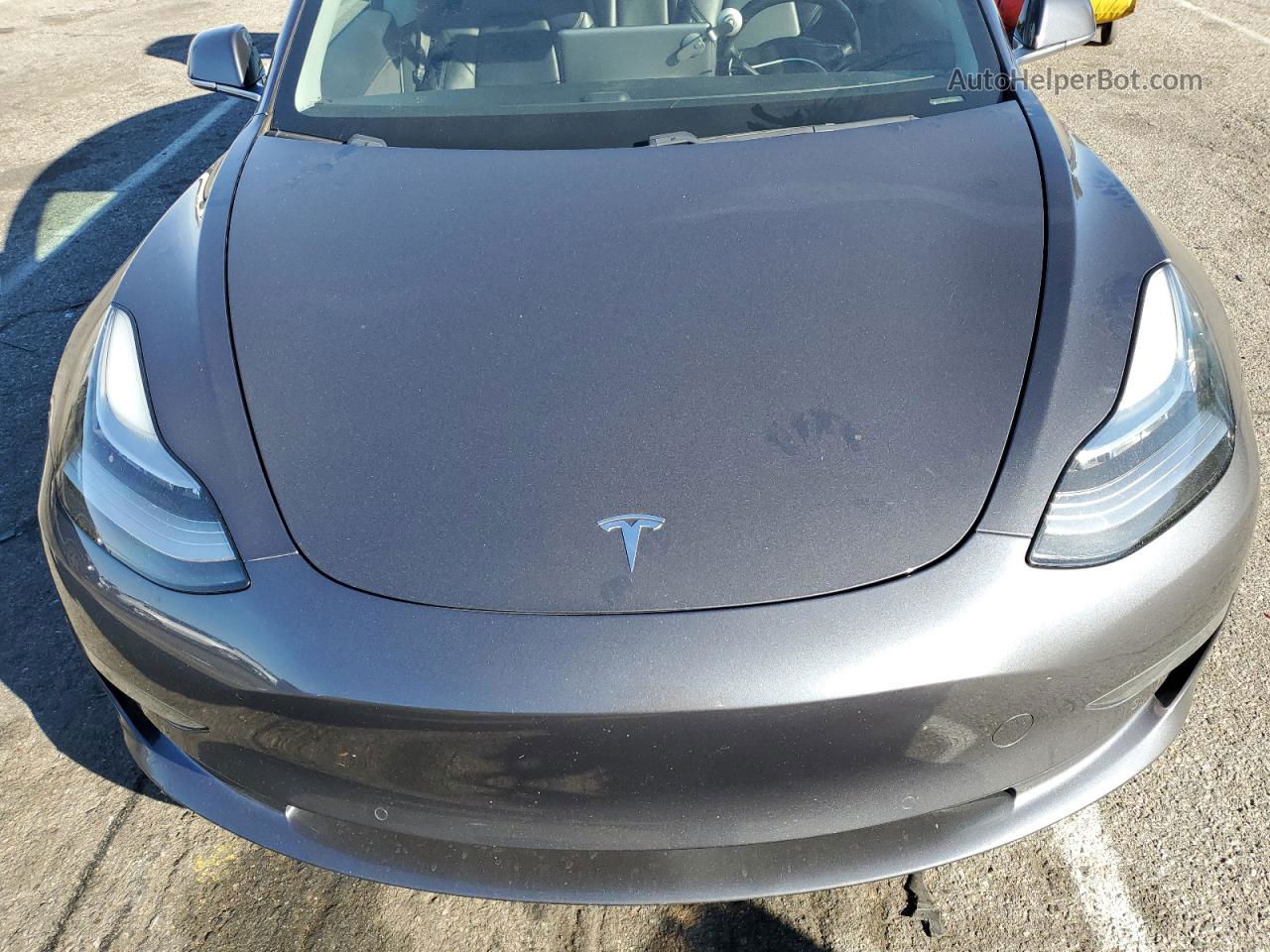 2018 Tesla Model 3  Угольный vin: 5YJ3E1EA2JF039861