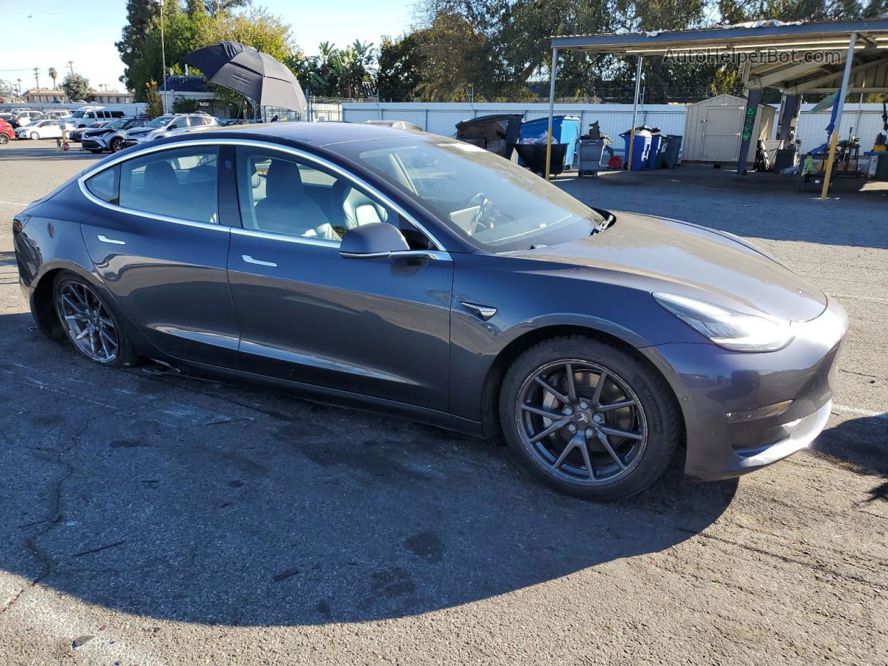 2018 Tesla Model 3  Charcoal vin: 5YJ3E1EA2JF039861