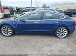 2018 Tesla Model 3 Long Range/mid Range Blue vin: 5YJ3E1EA2JF042727