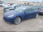 2018 Tesla Model 3 Long Range/mid Range Синий vin: 5YJ3E1EA2JF042727