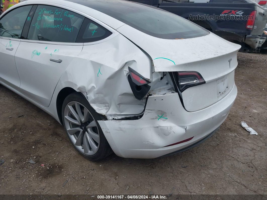 2018 Tesla Model 3   White vin: 5YJ3E1EA2JF094942