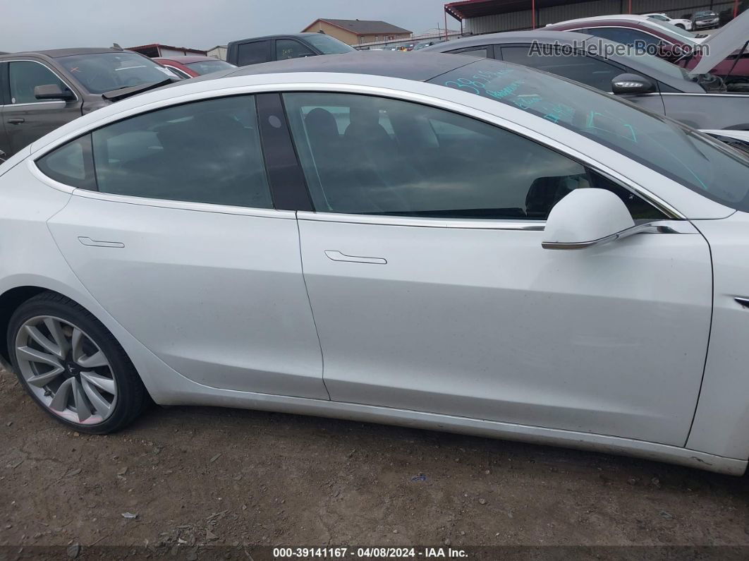 2018 Tesla Model 3   White vin: 5YJ3E1EA2JF094942