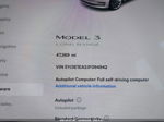 2018 Tesla Model 3   White vin: 5YJ3E1EA2JF094942