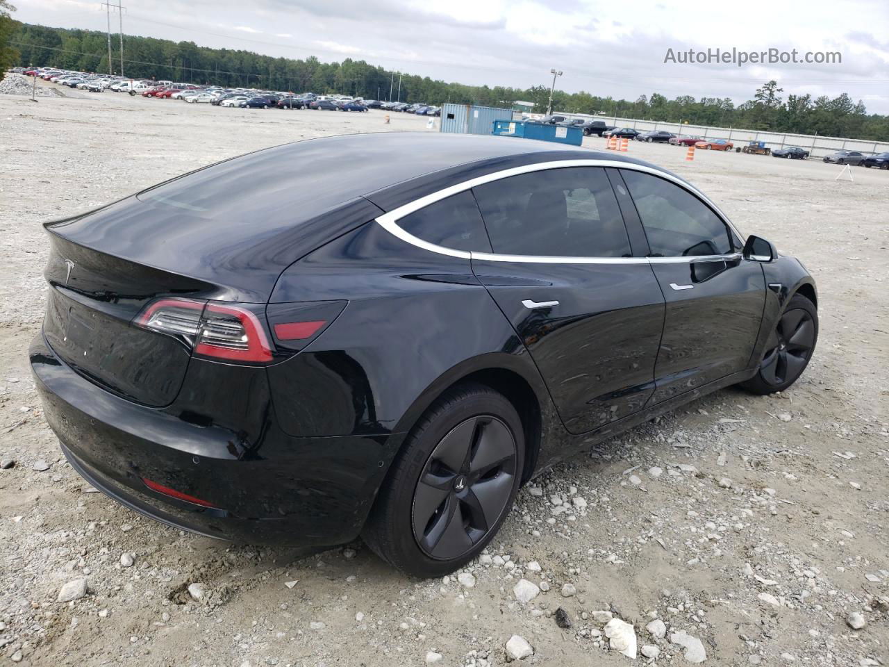 2018 Tesla Model 3  Black vin: 5YJ3E1EA2JF095055