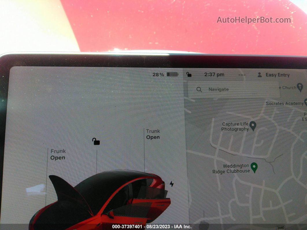 2018 Tesla Model 3 Long Range/mid Range Red vin: 5YJ3E1EA2JF118236