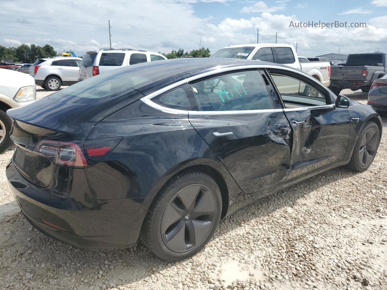 2018 Tesla Model 3  Black vin: 5YJ3E1EA2JF157232