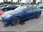 2018 Tesla Model 3 Long Range/mid Range Blue vin: 5YJ3E1EA2JF160891