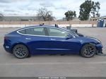 2018 Tesla Model 3 Long Range/mid Range Синий vin: 5YJ3E1EA2JF160891