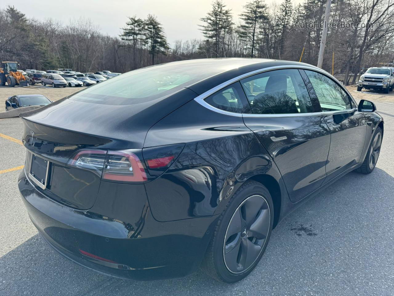 2019 Tesla Model 3  Черный vin: 5YJ3E1EA2KF305199