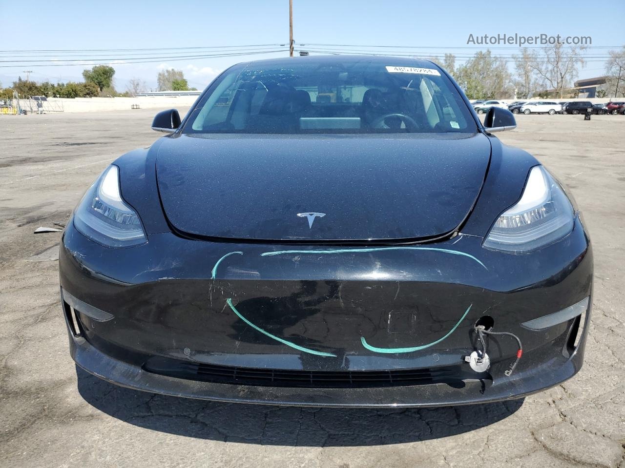 2019 Tesla Model 3  Черный vin: 5YJ3E1EA2KF306417
