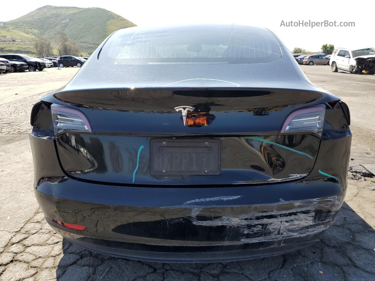 2019 Tesla Model 3  Черный vin: 5YJ3E1EA2KF306417