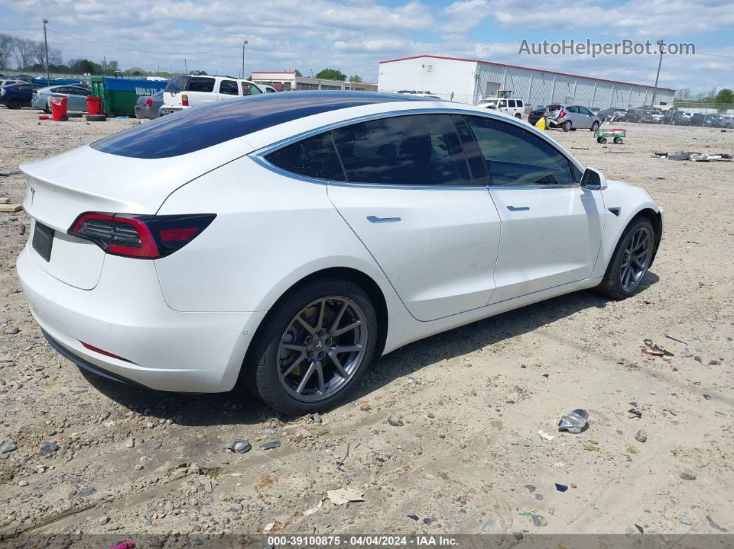 2019 Tesla Model 3 Long Range/mid Range/standard Range/standard Range Plus White vin: 5YJ3E1EA2KF309799