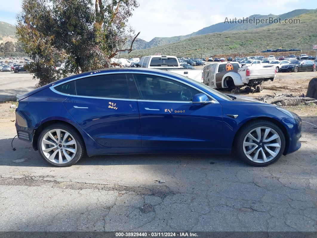 2019 Tesla Model 3 Long Range/mid Range/standard Range/standard Range Plus Blue vin: 5YJ3E1EA2KF311598