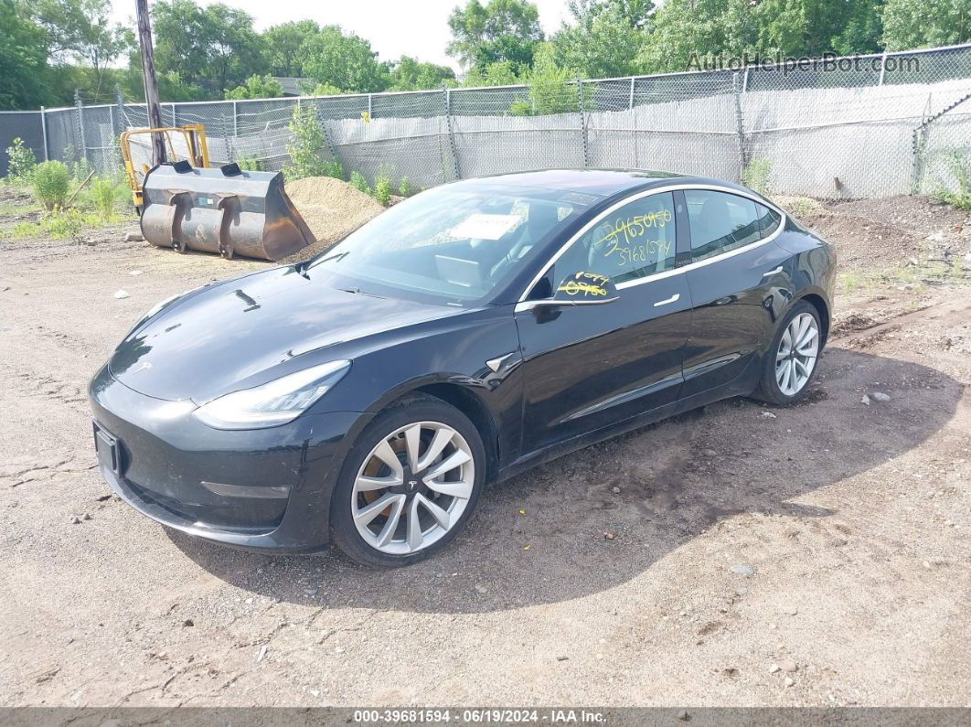 2019 Tesla Model 3   Black vin: 5YJ3E1EA2KF314159