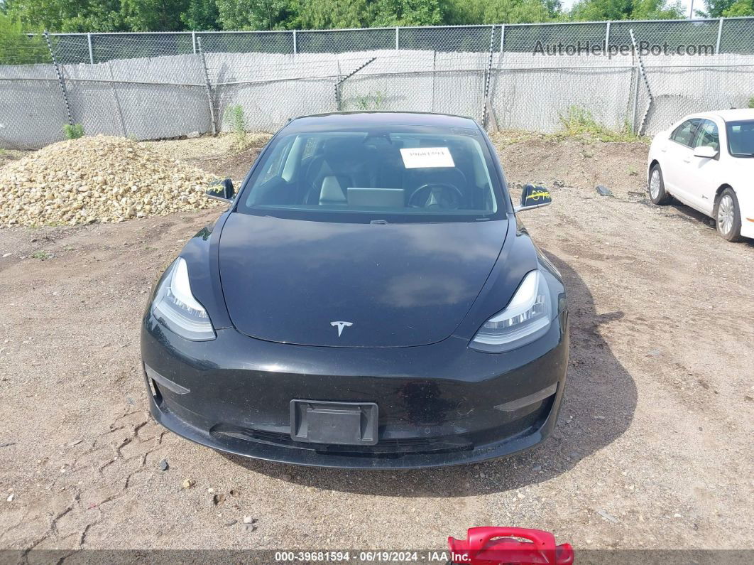 2019 Tesla Model 3   Black vin: 5YJ3E1EA2KF314159