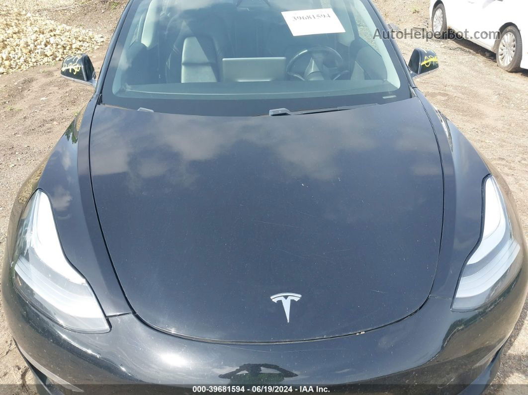 2019 Tesla Model 3   Black vin: 5YJ3E1EA2KF314159