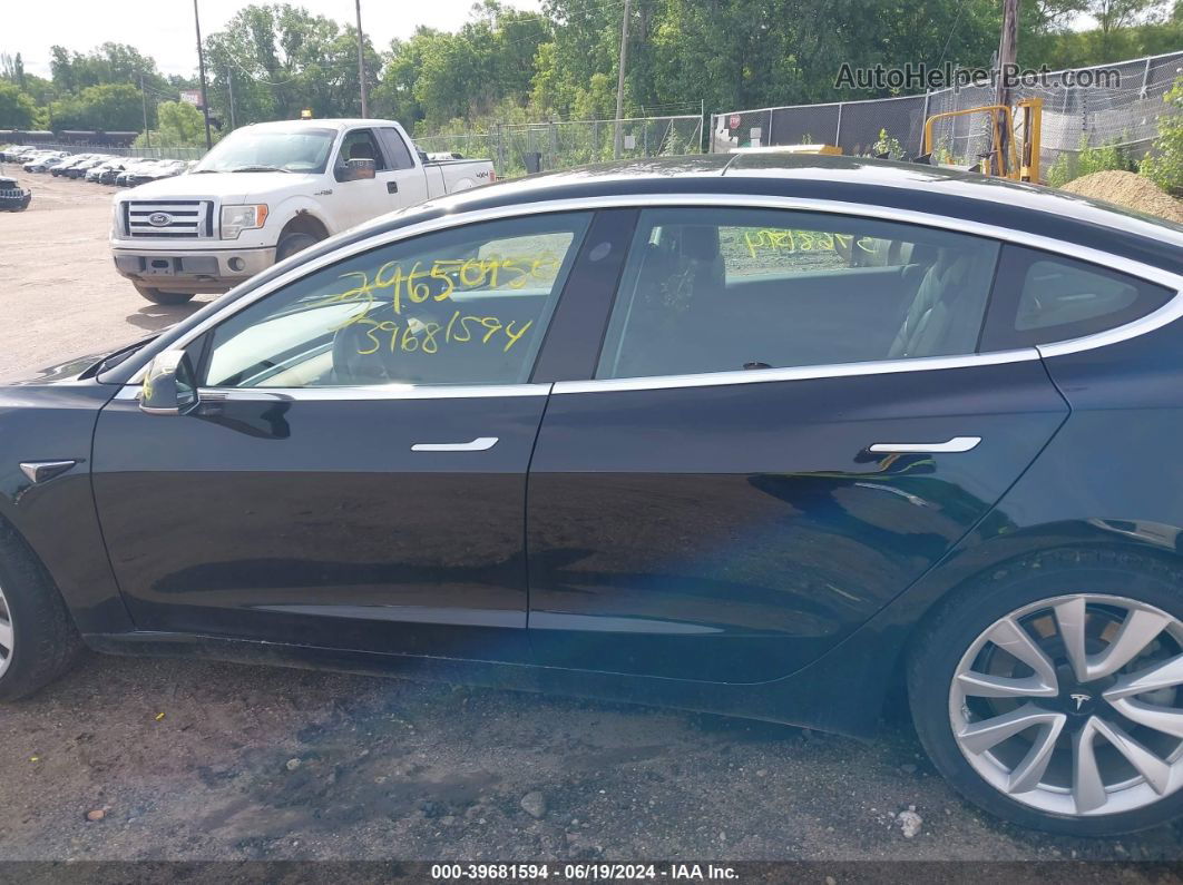 2019 Tesla Model 3   Black vin: 5YJ3E1EA2KF314159