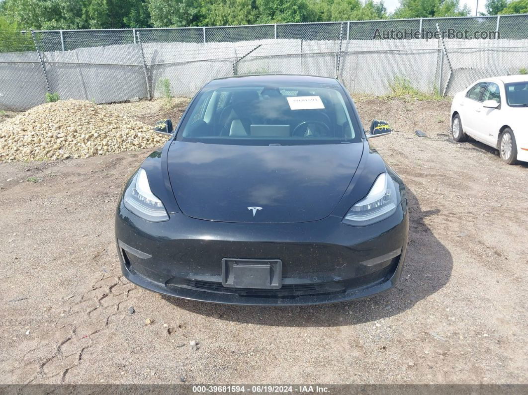 2019 Tesla Model 3   Black vin: 5YJ3E1EA2KF314159