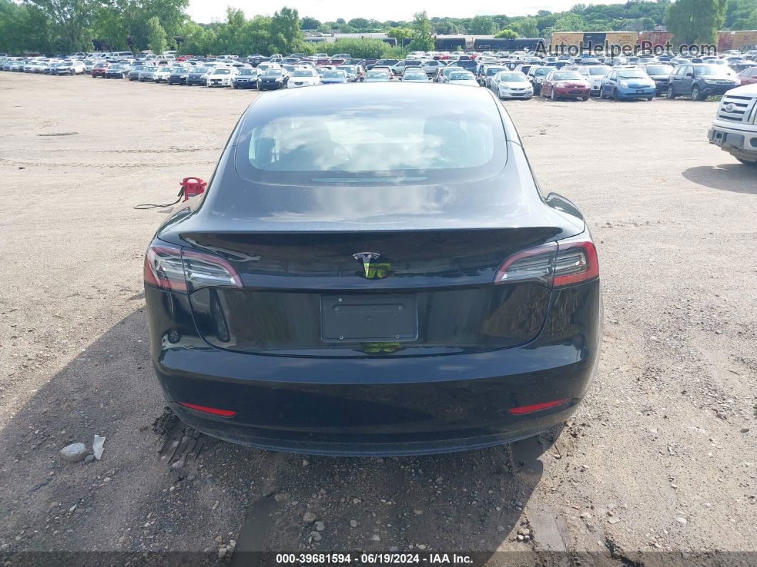 2019 Tesla Model 3   Black vin: 5YJ3E1EA2KF314159