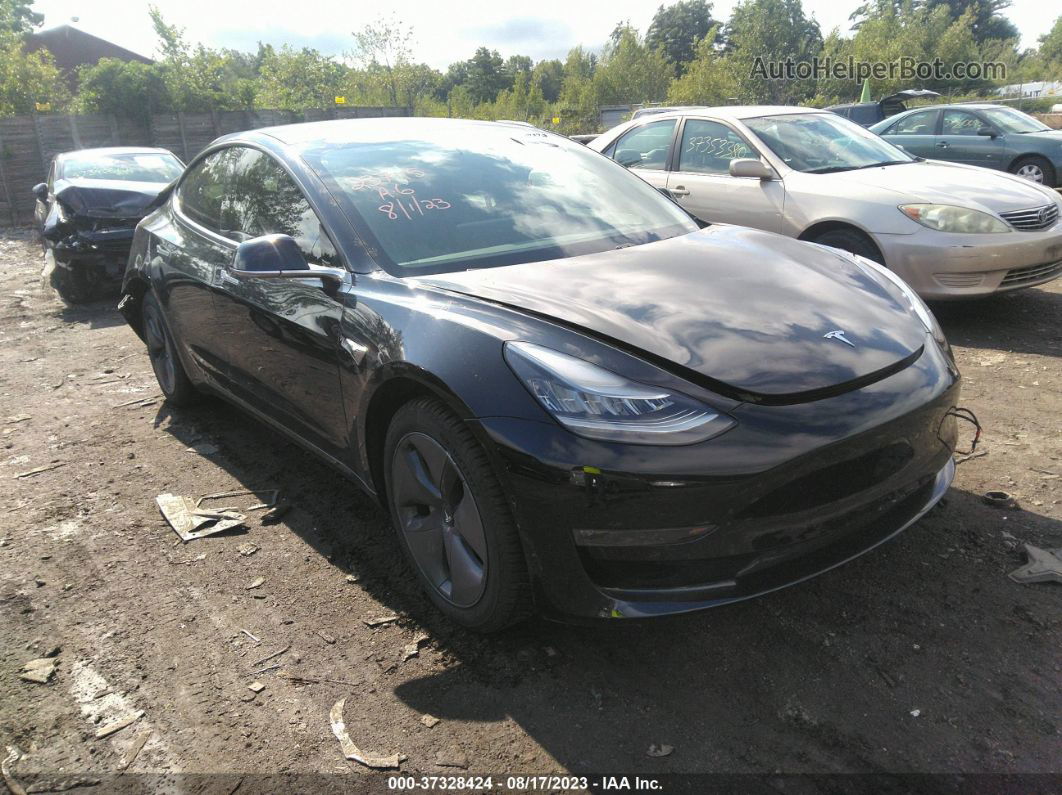 2019 Tesla Model 3 Range Black vin: 5YJ3E1EA2KF322763