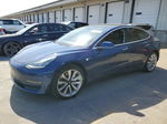 2019 Tesla Model 3  Синий vin: 5YJ3E1EA2KF331981