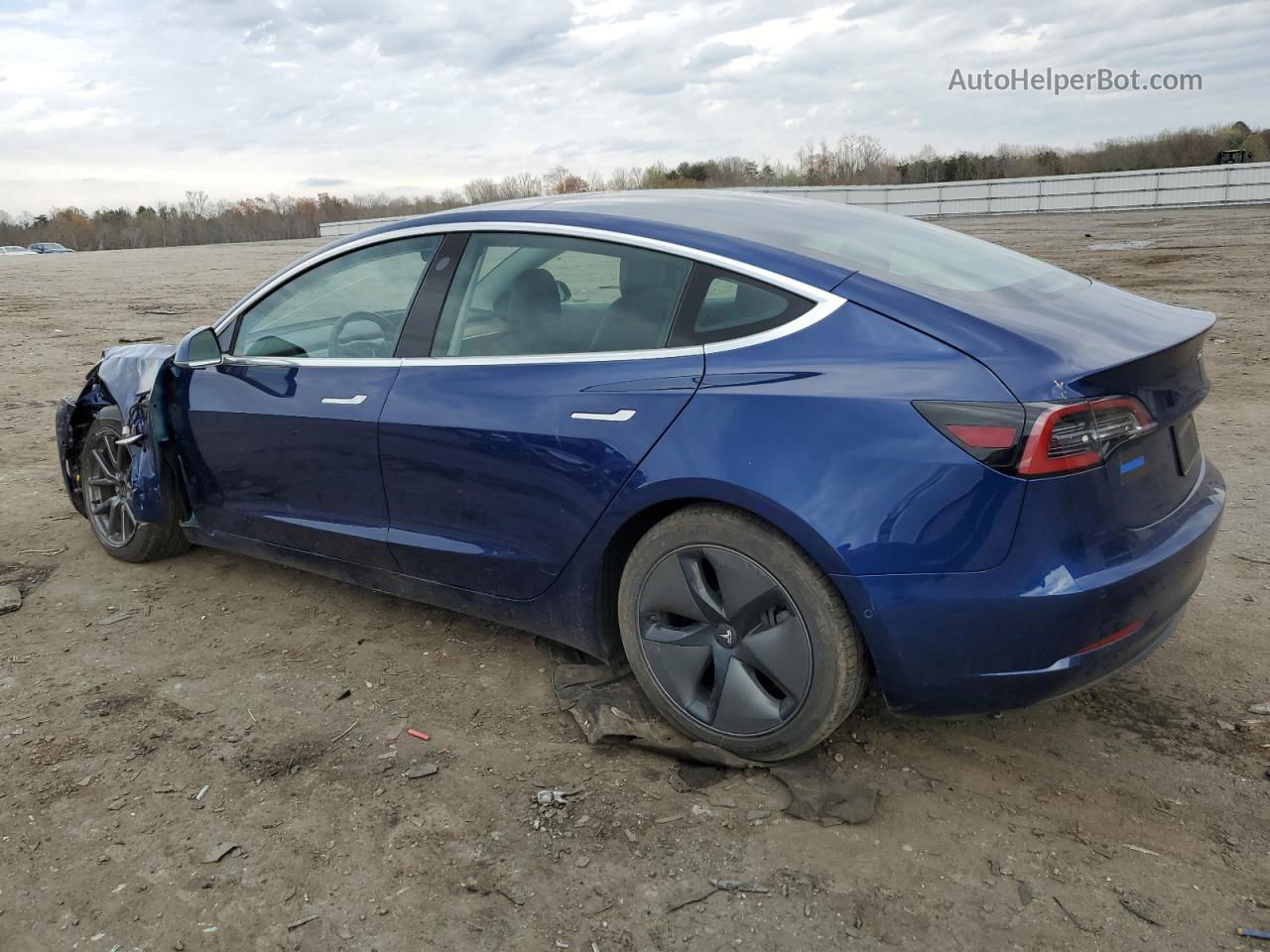2019 Tesla Model 3  Blue vin: 5YJ3E1EA2KF344729
