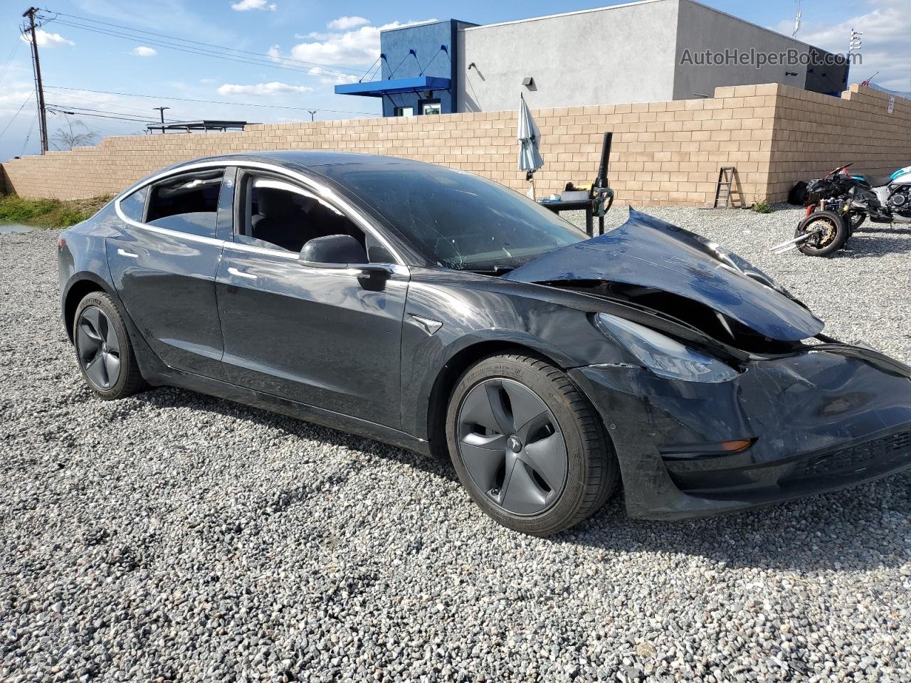 2019 Tesla Model 3  Черный vin: 5YJ3E1EA2KF394787