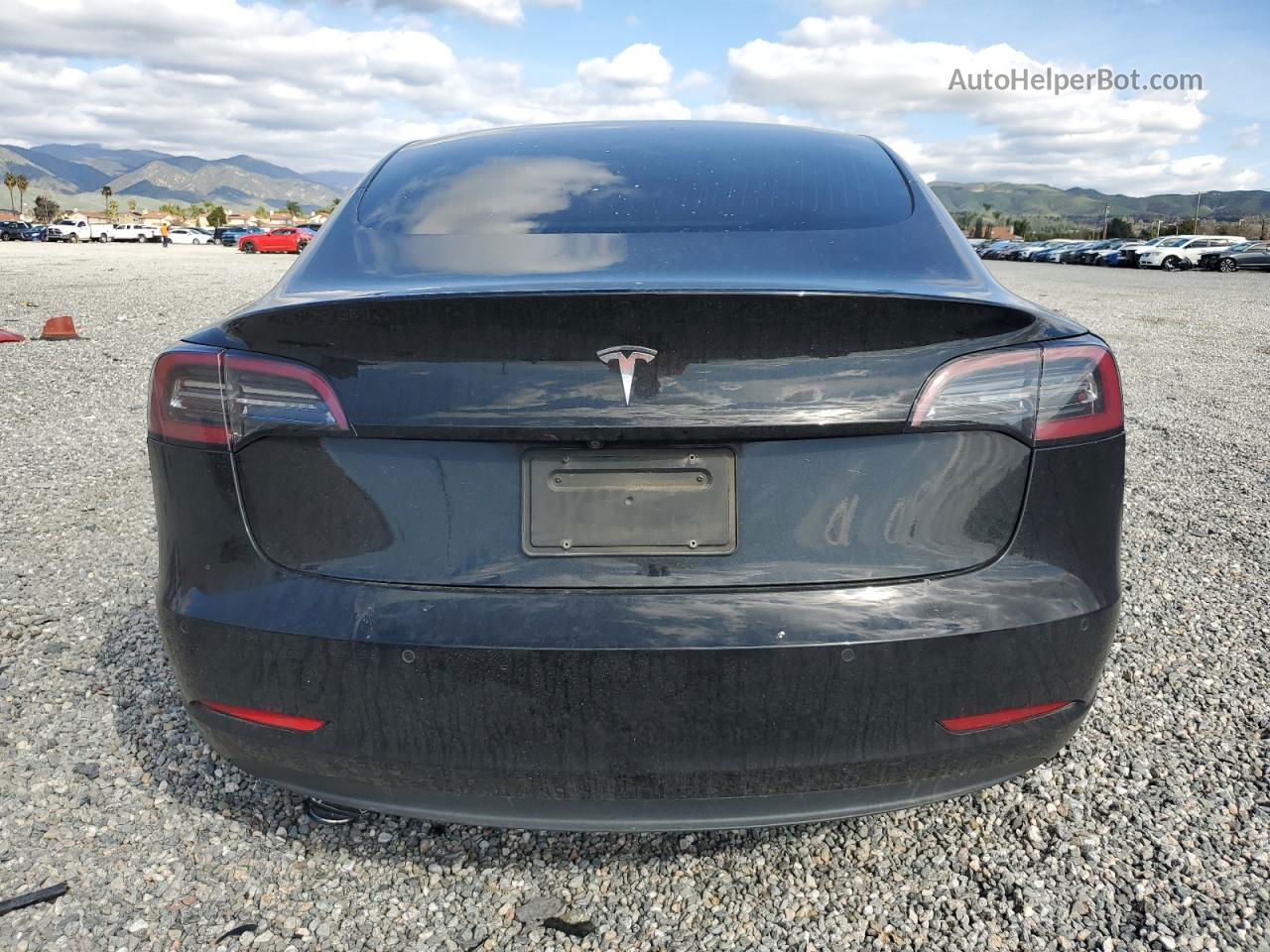 2019 Tesla Model 3  Black vin: 5YJ3E1EA2KF394787