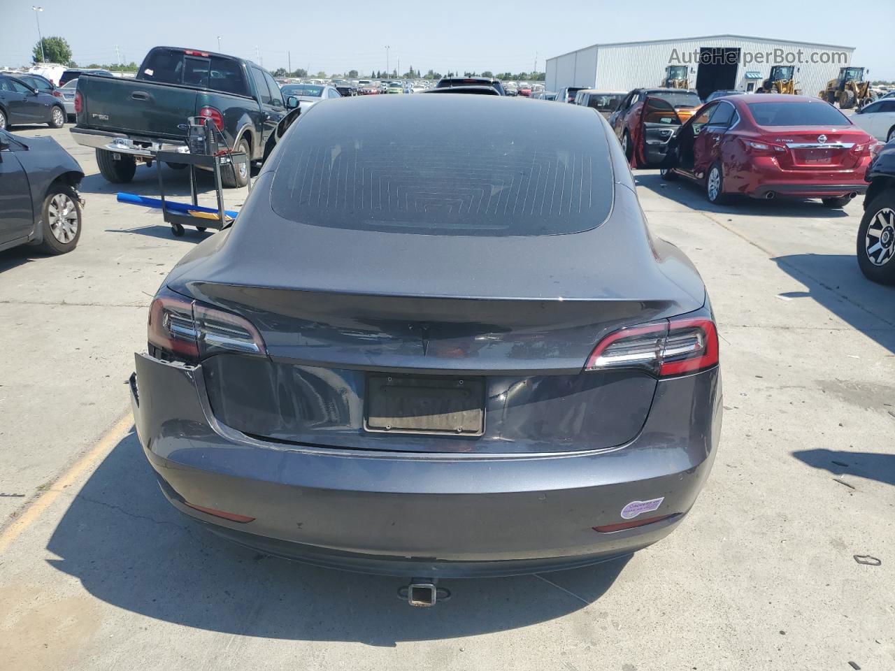 2019 Tesla Model 3  Gray vin: 5YJ3E1EA2KF397530