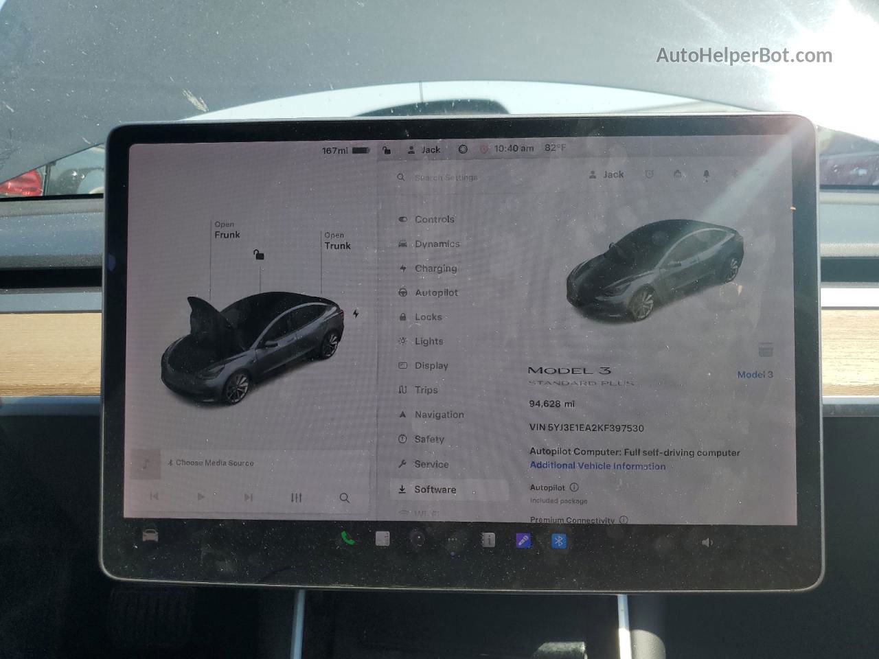 2019 Tesla Model 3  Gray vin: 5YJ3E1EA2KF397530